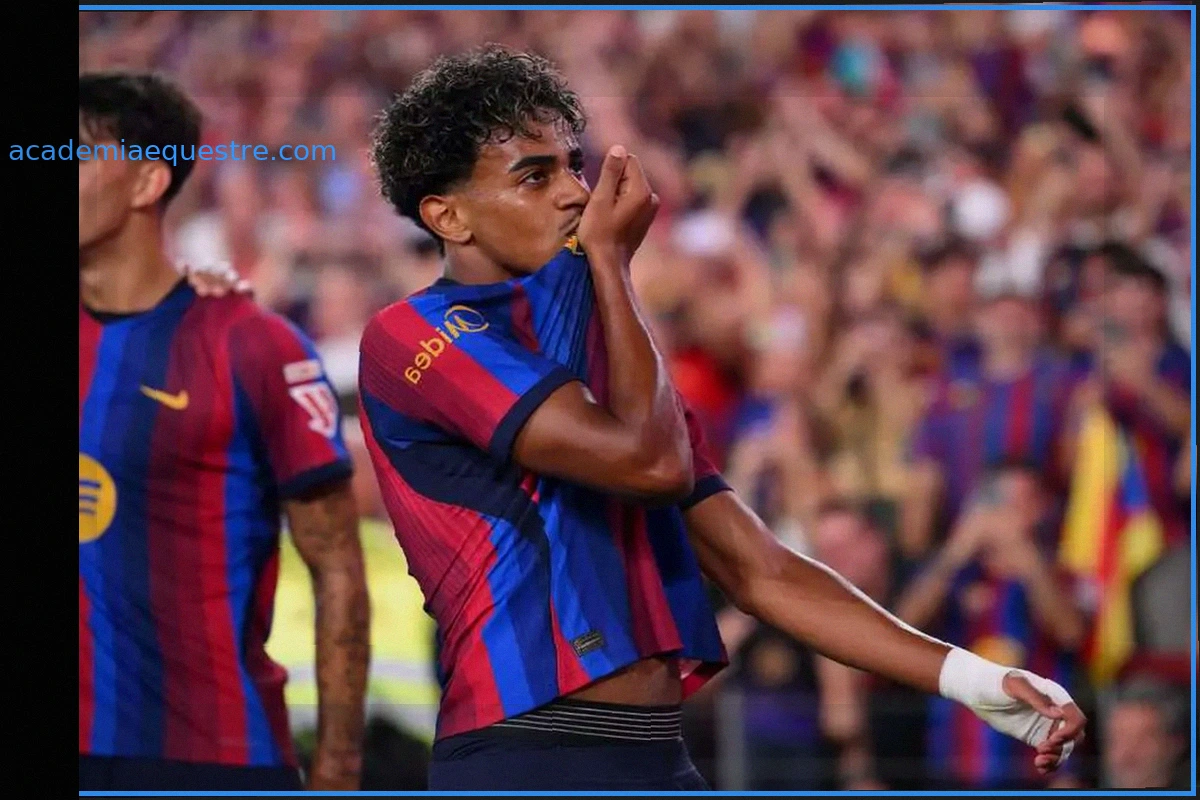 Lamine Yamal iguala feito de Neymar de 10 anos atrás na vitória do Barcelona